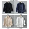 Camicie casual maschile top maschi maschi magliette per leisure uniforme traspirante abbottonatura abbottonatura cardigan giacca a maniche lunghe