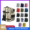 Backpack 45L Outdoor Style Camouflage Mountaineering Hiking Multifunctional Large Capacity Tactical Backpacks