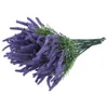 Decorative Flowers 6 Pcs Artificial Lavender DIY Fake Decor Plants Table Centerpieces Wedding Simulation Outdoors False Elegant