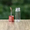 Metallglasrökning Bottle Box Portable Herb Tobacco Pill med Telescopic Spoon Dabber Tool Storage Stash Pocket Jar Wax Container Snuff Snorter Sniffer Snuffer