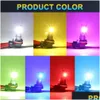 Faróis de carro Novo LED Flash Fog Light Super Bright H3 H8H11 9006 Lâmpada frontal de três cores BB BB BRANCO AMAREL GREEN Pink Drop Blue Drop Dat entre Dhqpn