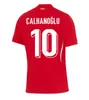 2024 New Turkiye Euro Cup Soccer Jersey Football Shirt 2025 National Team Home Away White Red Demiral Kokcu Yildiz Calhanoglu Football Top Football Kidshirts Kit
