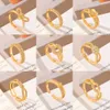 Band Rings Fashionable new design with zircon gold rose gold suitable for women to wear J240429