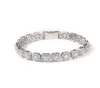 2021 bracciali di cristalli di diamanti Womens9mm Roccia quadrata Bracciale zircone zircone per uomo e donna5804685