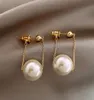 Dangle Kronleuchter Einfacher eleganter kleiner Perle Anhänger Ohrringe für Frau 2021 Fashion Schmuckparty Ladies039 Ungewöhnlicher Accessor3938759