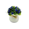 装飾的な花人工鉢植え植物現実的な小さな野生の菊盆栽家装飾のための活気のある偽物
