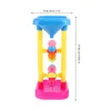 A29P Sand Play Water Fun Sand Beach Toy Water Toys Wheel Kids Hourglass Sandbox Tower tratt utomhus Toddlers Table Summer Play Bath Plaything Playning D240429