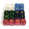 Outdoor Games Activiteiten lot dobbelstenen met tas 20 -stks voor bordspel -Gold Ink Tabletop Desk 230928 Drop Delivery Sports Outdoors Leisure DhSGy