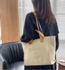 Sacs de plage de mode classiques de luxe Étiquette fourrelle Perle Sof Portable grande capacité Designer Canvas Handbag Brand Femme Sac à main