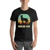 Herr t-shirts nya australiska bulldog röda och blå husdjur höga klackar pappa söt herr gåva t-shirt herr klädtl2403