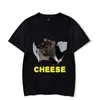 T-shirts masculins Chse Rat Print Mens T-shirt Funny Animaux T-shirts graphiques Tshirt Sum