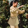 Bolsas de almacenamiento cosechando el delantal de los hongos verduras de forrajes bolsas de recolección de cintura organizador de recolección Gardener herramienta khaki