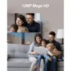 Swann Home Safety 12MP MEGA HD BULLET NVRカメラPOE屋内および屋外の有線モニタリング用のカラーナイトビジョンと熱運動検出