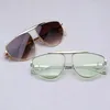 Retro Cateye Design Luxury Vintage Fashion Trend Sunglasses LW40108U Pilot Alloy Cadre TAC LENS FEMMES MAN 3A TOP QUALITY 240417