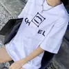 Designer women's Tshirt 24ss Summer Paris T-shirts Designer Tee Flocking Letter Tshirt Shirt Classic Fashion Green Womens Short Sleeve Casual Cotton T-shirt Tops