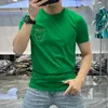 Designer de camisa Man Fashion Horse T Shirts Casual Men Golf Golf Summer Polos Borderyery High Street Trend Top Tee Asian