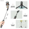 SELIE MONOPODS PORTABLE Trépied de téléphone de bâton de selfie 44 pouces avec télécommande sans fil Trépied de smartphone extensible WX