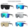 Solglasögon Wave Blue Mirror Men UV Ray Lense Eyewear Vintage Fashion Square Men's Sun Glasses HW08