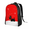 Rucksack Holiday Scottie Dog Rucksäcke für Männer Frauen wasserdichte College School Scottish Terrier Bag Print Bookbags