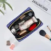 Sacs de cosmétiques Zeta Phi Beta Imprimé grand sac de maquillage en cuir Femmes Voyage de toilette Pouche de rangement multifonctionnel portable cadeau
