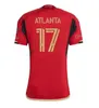 Giakoumakis 23 24 mls Atlanta voetbaltruien 2023 2024 Fanspelerversie Sosa United Home Away Doelman 3e derde Araujo Almada Damm Football Shirt Men Kids Kit666