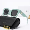 Designer de moda Óculos de sol Luxury Cel Brand Men and Women Small Squeezed Frame Premium UV400 Retro Sunglasses com caixa CEL1958-FF