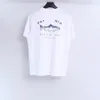 Designer Men's T-shirt Classic Ocean Shark Logo Summer plage décontracté coton rond Cou à manches courtes