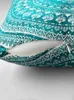 Kussen mandala turquoise worp covers voor kussens decoratieve kast kerstdecoraties 2024