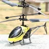 Helicóptero de controle remoto de 2 vias com luz Usb Charging Mini Modelo de Avião Resistente a quedas Toys Gifts RC 240430