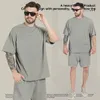 Classic Designer T -shirt Heren Shorts Tracksuits Designer Hoge kwaliteit Zwart Wit Gray Color Summer Fashion Catton Cord Top Short Sleeve