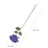 Metal Rose Flower Bookmarks Book Page Holder Gift for Lover écrivain