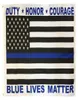 3x5ft 90x150cm Thin Blue Line Flag Duty Honor Courage Lives Matter Direct Factory Whole4893816
