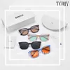 New GM Brand Tomy Square Designer Sunglasses Women Sunglasses For Men Luxury Vintage Acetate Package Sun Glasses Uv400 With New Box 851