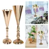 Vases Mariage Flower Trumpet Vase Centres pour le dîner d'anniversaire