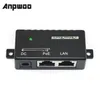 Nuevo ANPWOO 1000Mbps 5V 12V 24V 48V/1A POE Inyector Splitter para la cámara IP Accesorios del módulo del adaptador POE para el adaptador de cámara IP de Anpwoo Adaptador