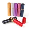 10 ml cosmétiques Portable Voyage anodisé en aluminium cylindrique à rouge à lèvres