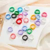 Bandringen ifmya cartoon kleurrijke transparante kikker ring hars schattig dieren vinger mode sieraden dames feest cadeau 2022 Q240429