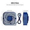 Ventilateurs électriques Topk Mini Fanusb de bureau portable Tablequiet 3 vitesses Personnelles Ventilateur Personnel 360 Tête de position debout pour le camping Hom D240429