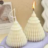 Candles 3D Christmas Ornament Candle Silicone Mold DIY Aromath Candles Soap Molds Plaster Epoxy Resin Carft Mould Home Decor Supplies