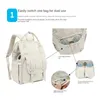 Sacos de fraldas Bolsa de backpack de mamãe de backpack de mamãe de backpack de mamãe à prova d'água Maternidade de viagem ao ar livre Mommy para coisas de bebê D240429