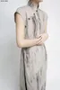 Vêtements ethniques 2024 Style chinois Qipao Sans manches longues améliorées Cheongsam Femmes Robe traditionnelle Collier de mandarine élégante Vestidos