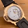 Męskie zegarki luksusowe kwarc srebrny złoto zegarek ze stali nierdzewnej zegarek Penerei Złoty zegarek ręczny mechaniczny męski 18K Rose Gold Watch Luksusowy zegarek SW SW