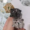 Zlxgirl Jewelry Rhodium Серебряное покрытие цветовые цветные кольца для животных для мужчин для вечеринки подарки бренд кубические цирконы медные кольца 240414