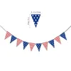 Украшение вечеринки Американское День Независимости Баннер I Love USA Flag Nation Vanging Garlands с 4 июля декор.