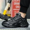 Scarpe di sicurezza di alta qualità uomo filo in acciaio fibbia rotativa lavoro sneaker indistruttibili antishash antipuntura 240419