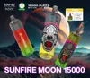 2024 Nouveau style E-cigs jetable 15000puffs Vape Pen Pod Dispositif 0% 2% 3% 5% 20 ml Vape rechargeable d'huile préfabillée avec 10 saveurs de fruits Tornado 15000 15K 20K 25K Puffes USA / EU