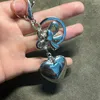 Keychains Sweet Cool Bowknot Heart Pendant Keychain Fashion Y2K Keyring Simple Bag Charm Car Keys Holder For Purse Handbag