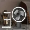 Electric Fans Portable wireless fan with night light 120 rotation quiet mini electric fan USB charging fanWX