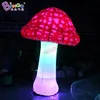 8mh (26 piedi) con soffiante in fabbrica di luce gonfiabile realistica illuminazione di funghi giocattoli sport inflazione piante artificiali per la decorazione di eventi per feste per negozi