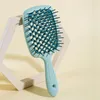 Vloeibare zeep dispenser hoofdhuid massage brede tanden luchtkussen kammen holle home salon diy professionele kappersgereedschap